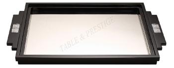 Plateau Masque de femme Laqu&eacute; noir - Lalique